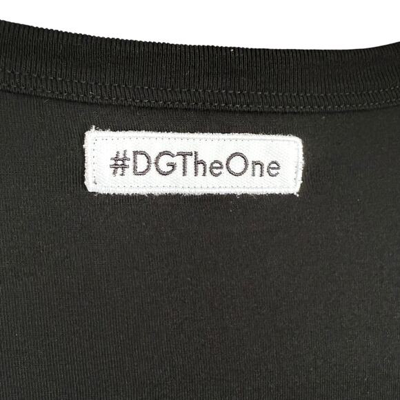 Dolce & Gabana The One Authentic Women's T-Shirt in Black Size L Short Sleeves - Picture 5 of 9